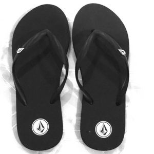 Girl’s Black Flip Flops